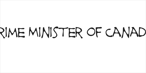 Prime Minister of Canada Logo