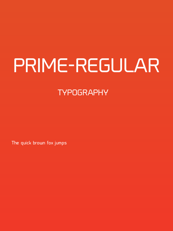 Prime-Regular Poster
