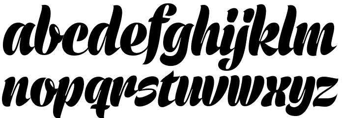 Prime Script PERSONAL USE ONLY Font LOWERCASE