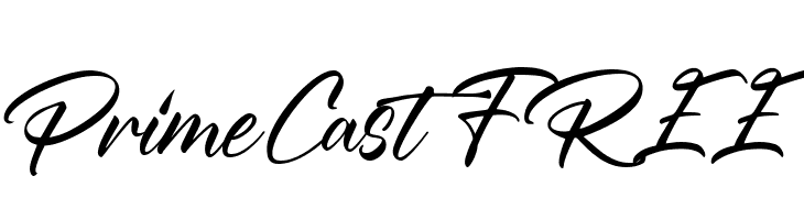 PrimeCast FREE  Frei Schriftart Herunterladen