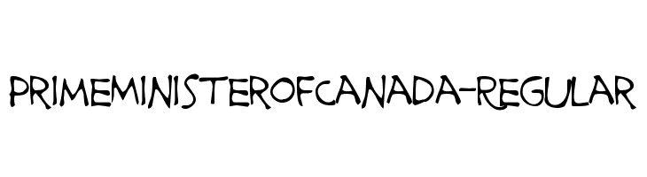 PrimeMinisterofCanada-Regular Polices