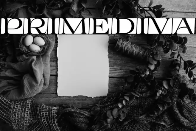 Primediva Caratteri examples