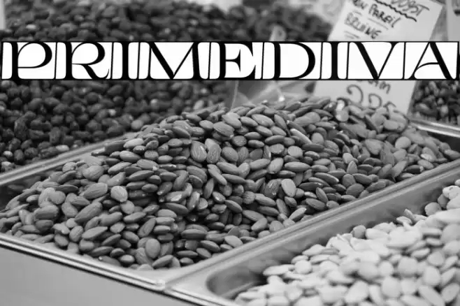 Primediva Caratteri examples