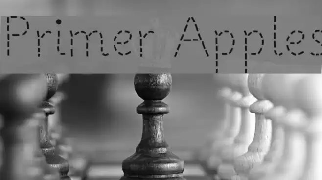 Primer Apples フォント examples
