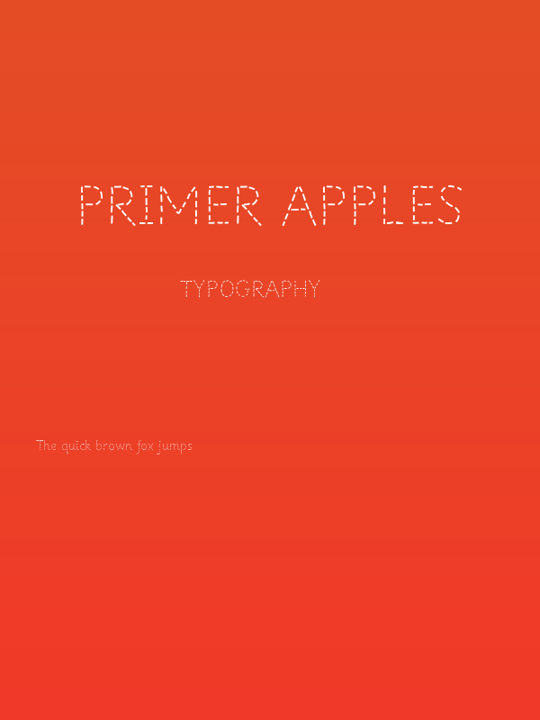 Primer Apples Poster