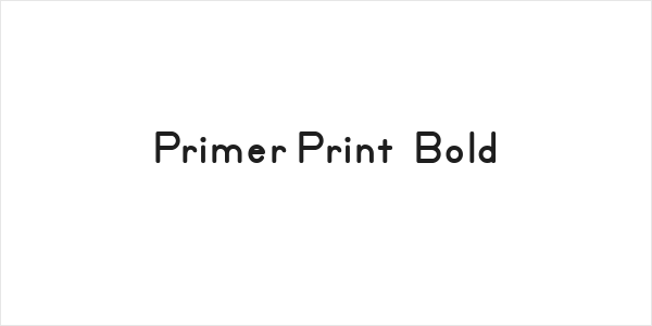 Primer Print  Bold Logo