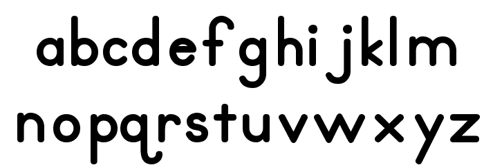 Primer Print Bold Font LOWERCASE