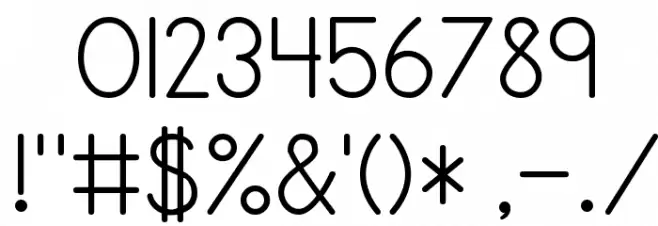 Primer Print Medium Font OTHER CHARS