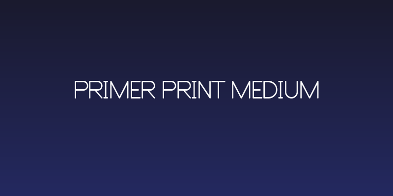 Primer Print Medium Social Header