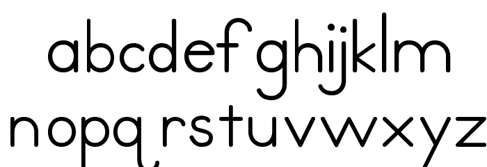Primer Print Medium Font LOWERCASE