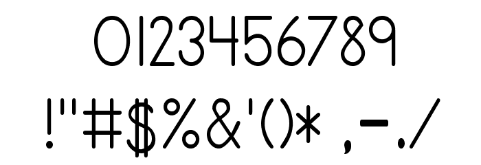 Primer Print Regular Font OTHER CHARS