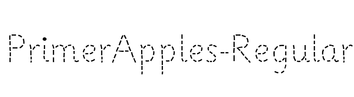 PrimerApples-Regular  les polices de caractères gratuit tlcharger