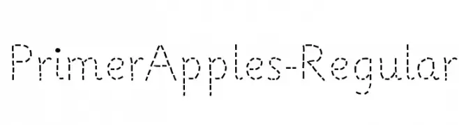 PrimerApples-Regular  Frei Schriftart Herunterladen