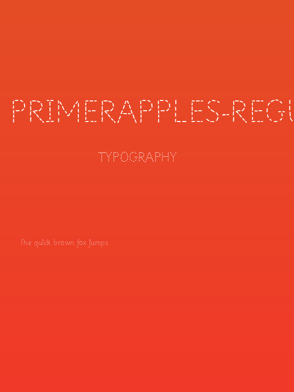 PrimerApples-Regular Poster