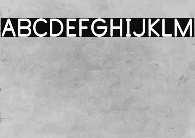 PrimerPrint-Bold Font examples