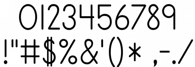 PrimerPrint-Regular Font OTHER CHARS