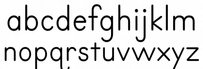 PrimerPrint-Regular 字体 小写