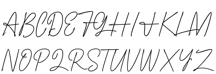 Primera_Signature Font OTHER CHARS
