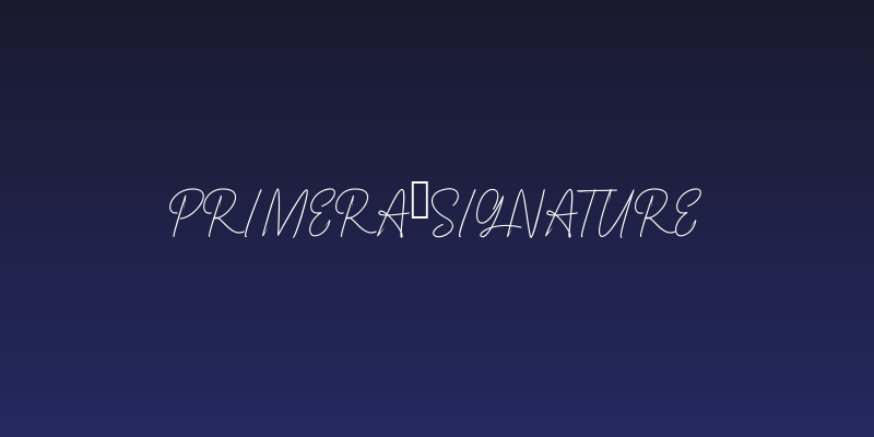 Primera_Signature Social Header