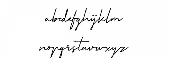 Primera_Signature Fuentes MINÚSCULAS