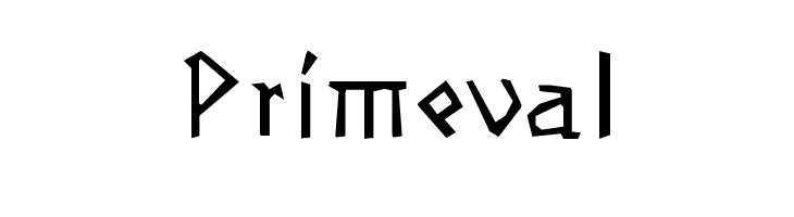 Primeval  免费字体下载
