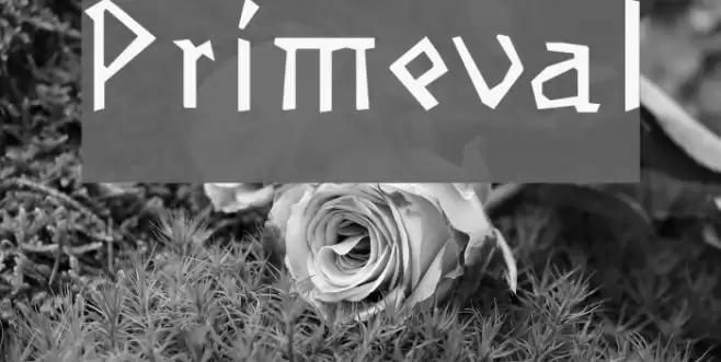 Primeval Font examples