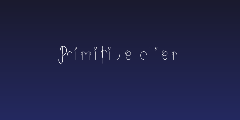 Primitive Alien Social Header