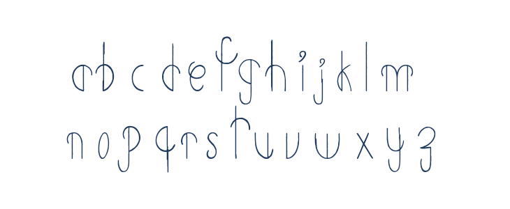 Primitive Alien Lowercase