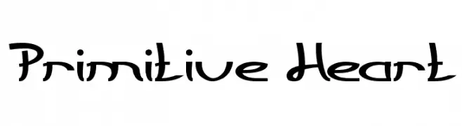Primitive Heart  Descarca Fonturi Gratis