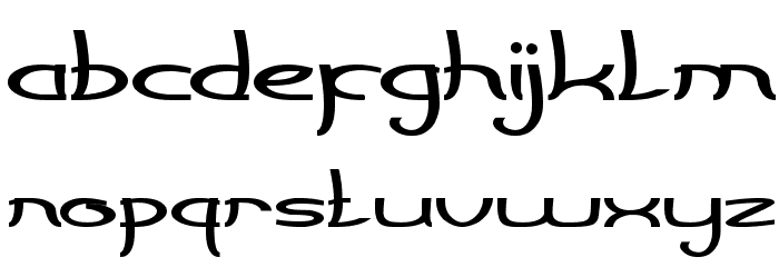 Primitive Heart Font LOWERCASE