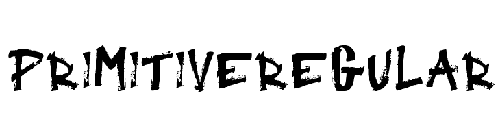 Primitive Regular Font