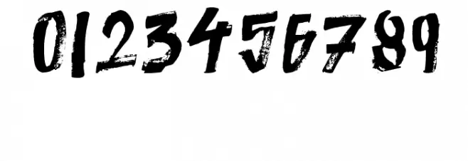 Primitive Regular Font OTHER CHARS