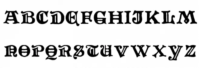 Primitive 字体 大写