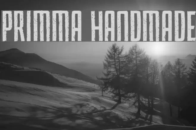 Primma Handmade Caratteri examples