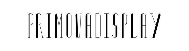 Primova Display  Frei Schriftart Herunterladen