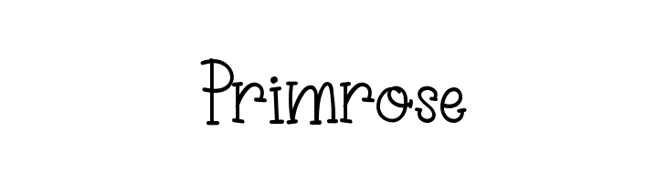 Primrose  font caratteri gratis