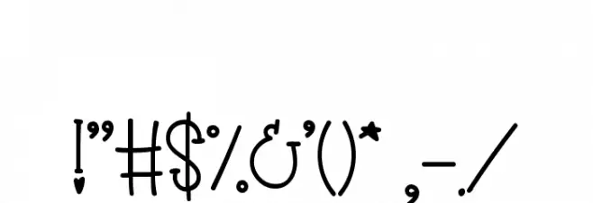 Primrose Font OTHER CHARS