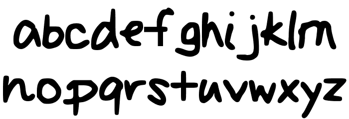 Primrose Font LOWERCASE