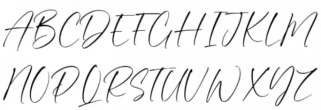 Prince August خط أحرف كبيرة