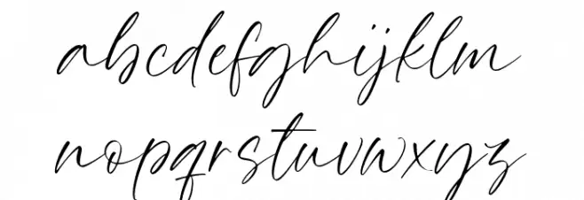 Prince August خط أحرف صغيرة