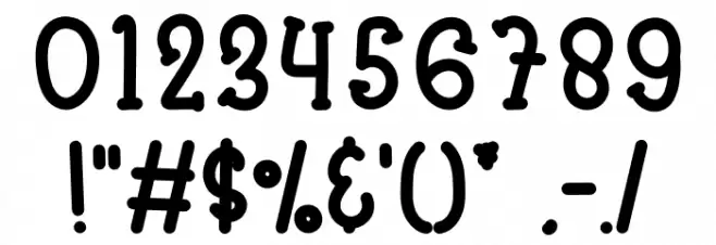 Prince Baby Font OTHER CHARS