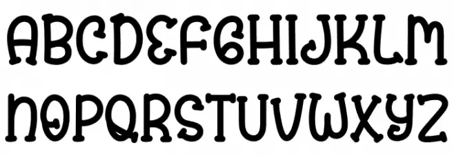 Prince Baby Schriftart Kleinbuchstaben
