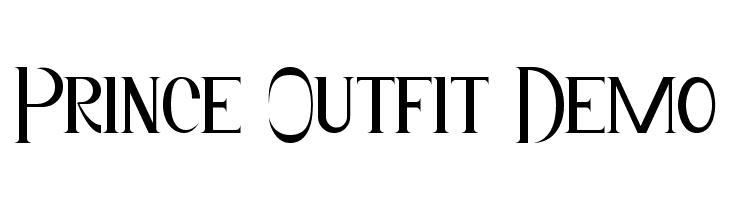 Prince Outfit Demo  Frei Schriftart Herunterladen