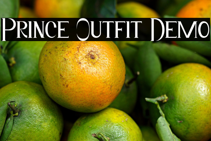 Prince Outfit Demo Example 2