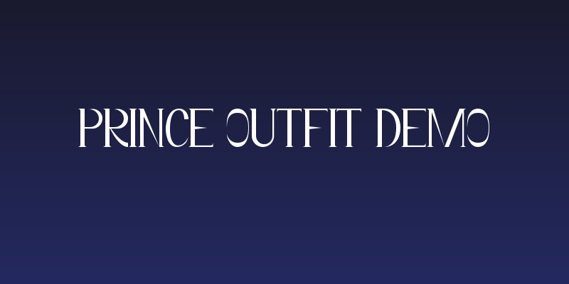 Prince Outfit Demo Social Header