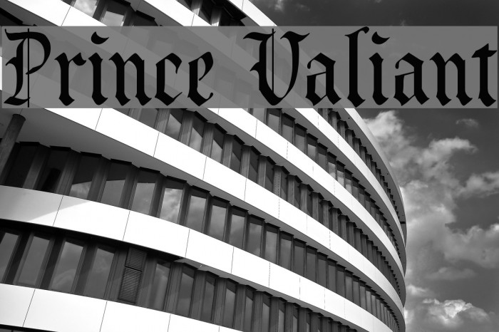 Prince Valiant Font examples