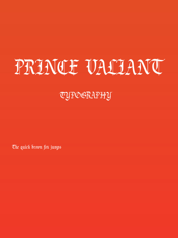 Prince Valiant Poster