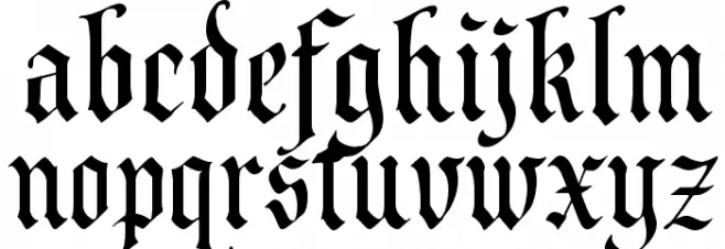 Prince Valiant Font Litere mici
