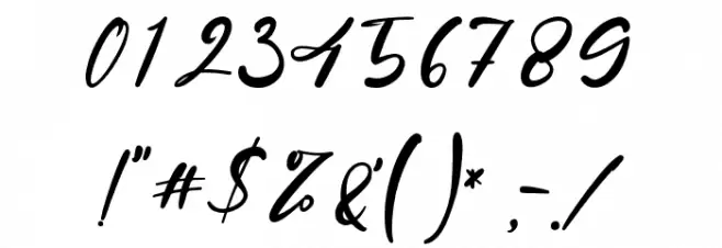 PrinceDanice Font OTHER CHARS