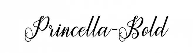 Princella-Bold  नि: शुल्क फ़ॉन्ट्स डाउनलोड